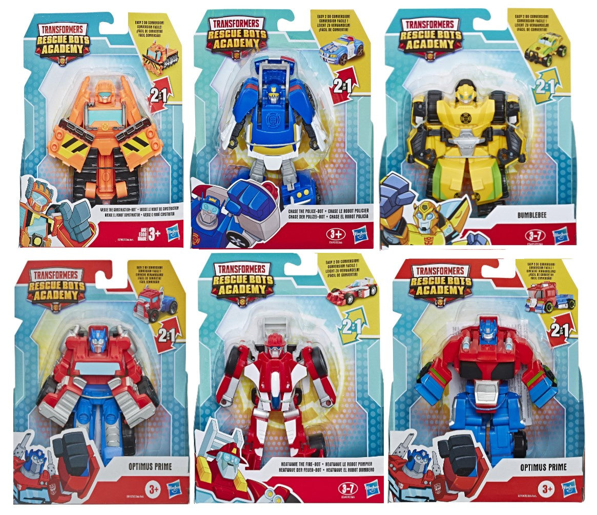 Rescue Bots Academy Figure Transformers Rescue Bots Academy Bumblebee Converting Toy - Easy 2-in