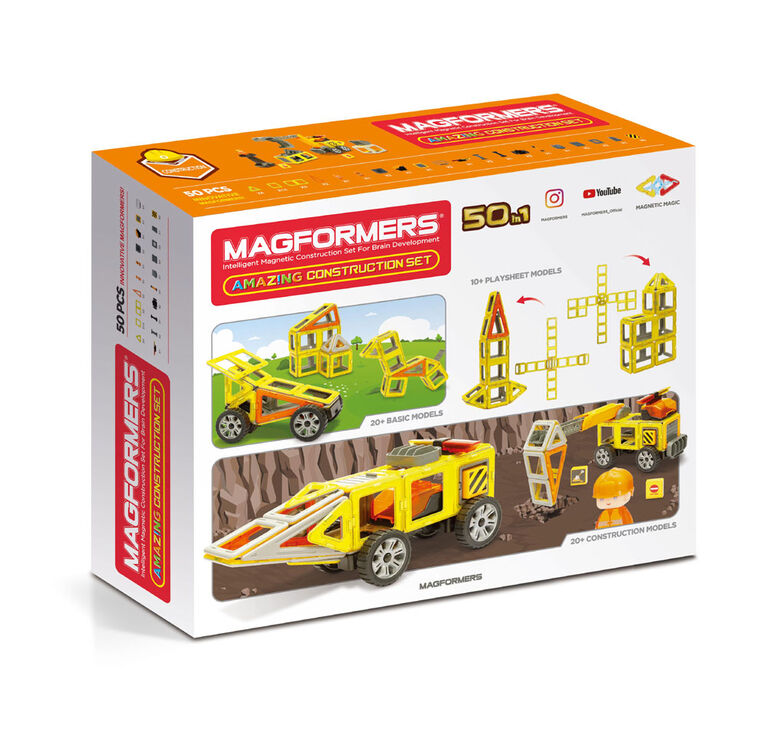 Magformers Amazing Construction – Kaboodles Toy Store