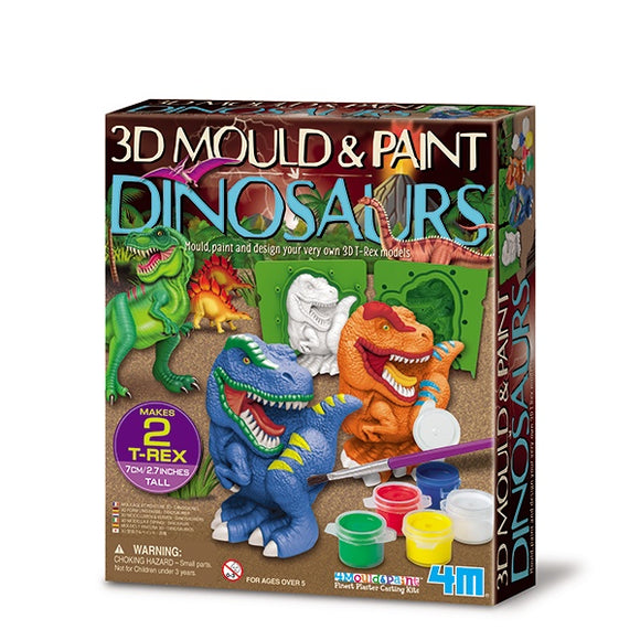 4M 3D MOULD & PAINT DINOSAURS