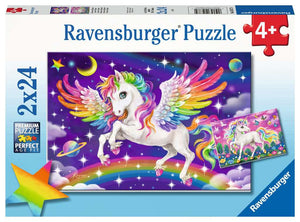Ravensburger Unicorn and Pegasus 2 x 24pc
