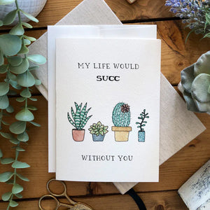 Succulent Card