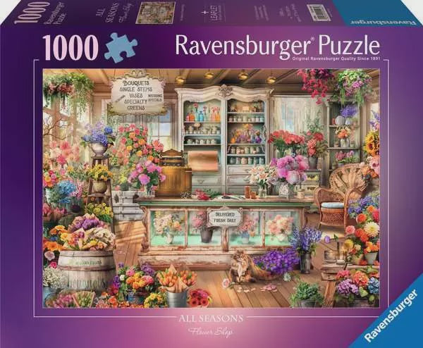 All Seasons Flower Shop 1000 Pc Puzzle