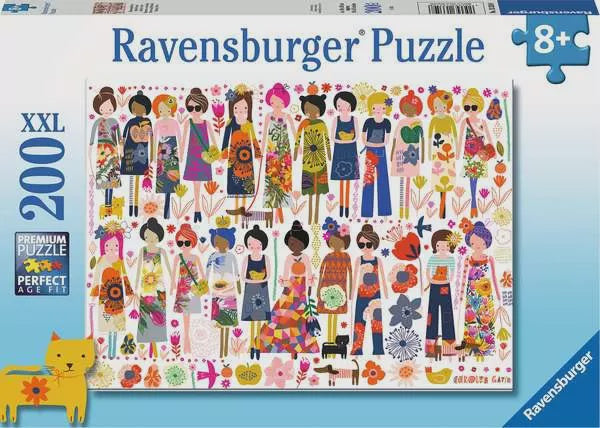 Flowers & Friends 200 pc Puzzle