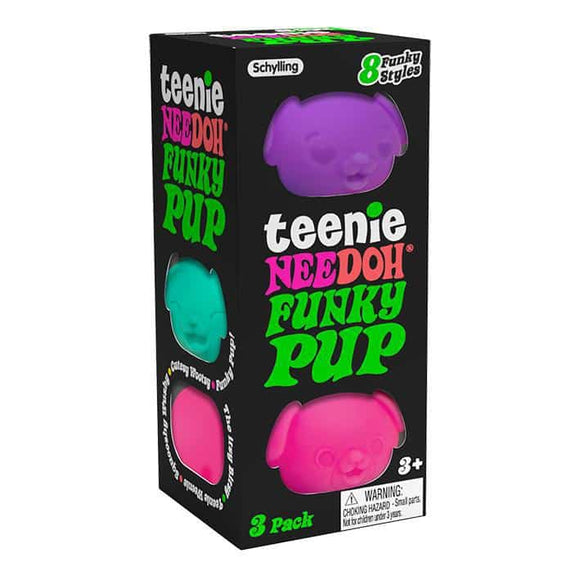 Teenie Nee Doh Funky Pup (3 pack)