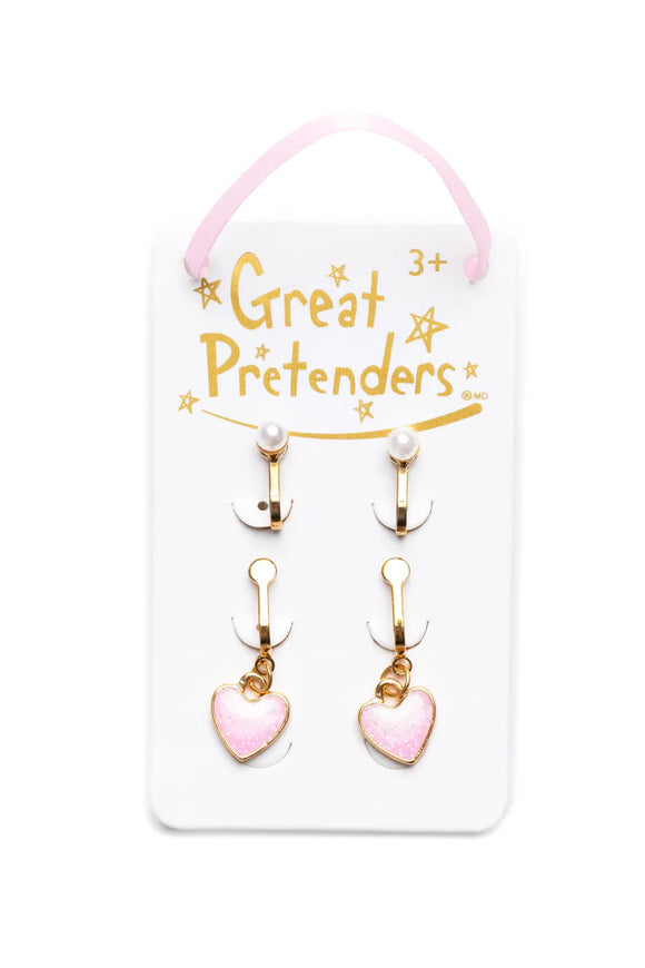 Great Pretenders Boutique Cute & Classy Clip-On Earrings 4pc