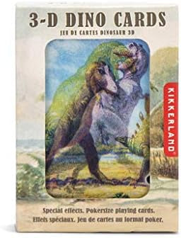 3D DINOSAUR PLAYING CARDS