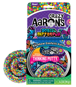 Crazy Aarons Thinking Putty Social Butterfly