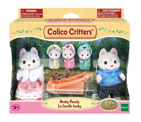 Calico Critters Husky Family