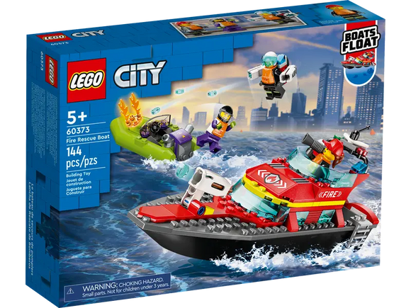 Lego City Fire Rescue Boat 60373