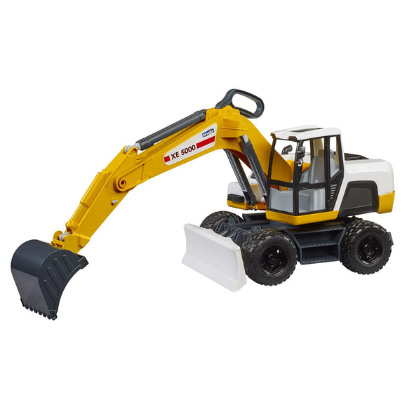 Bruder Mobile Excavator Yellow and White