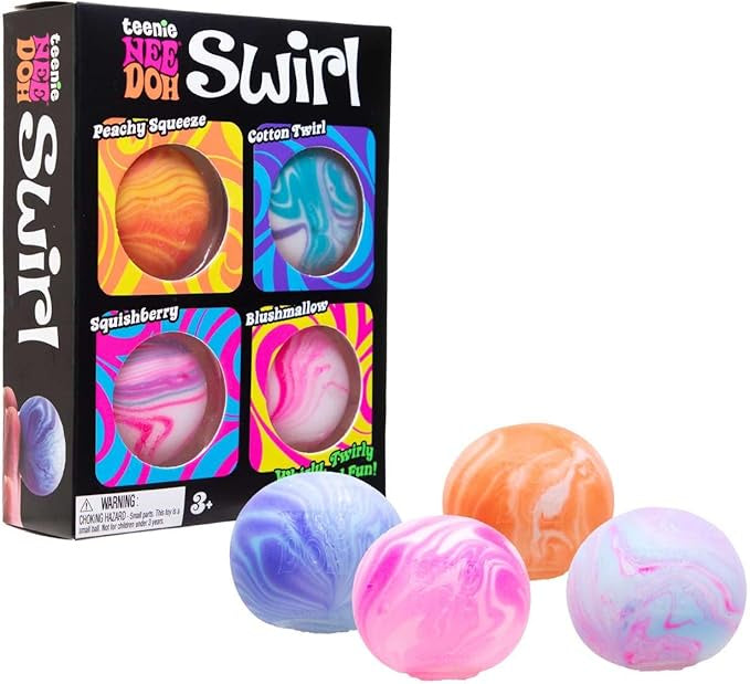 Teenie Nee Doh Swirl 4 Pack (IN-STORE ONLY)