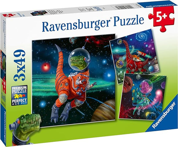 Ravensburger Dinosaurs in Space 3x49pc