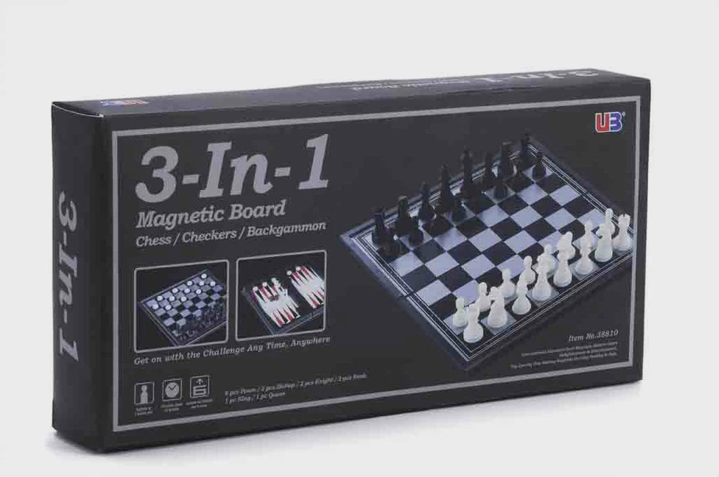 BACKGAMMON/CHESS/CHECKERS SET – Kaboodles Toy Store