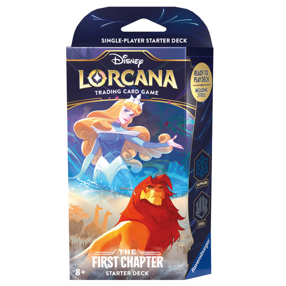 Disney Lorcana The First Chapter Starter Deck Sapphire and Steel