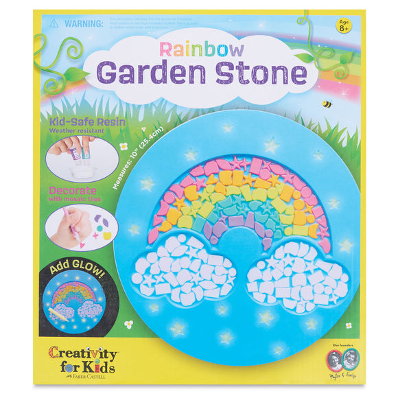 Creativity for Kids Garden Stone Rainbow
