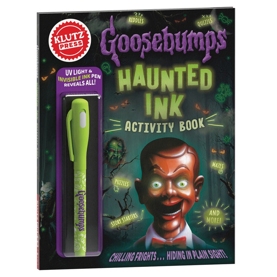 Klutz Goosebumps Haunted Ink Activity Book – Kaboodles Toy Store
