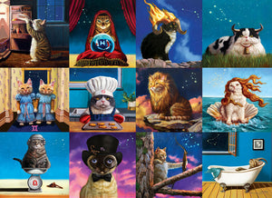 Eurographics Zodiac Cats 1000 pc