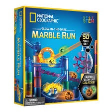 50 pc Glow-in-the-Dark Marble Run by National Geographic 20