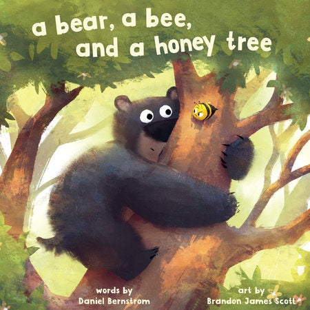 A bear, A Bee, and A Honey Tree