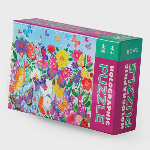 50pc Holographic Puzzle/Butterflies