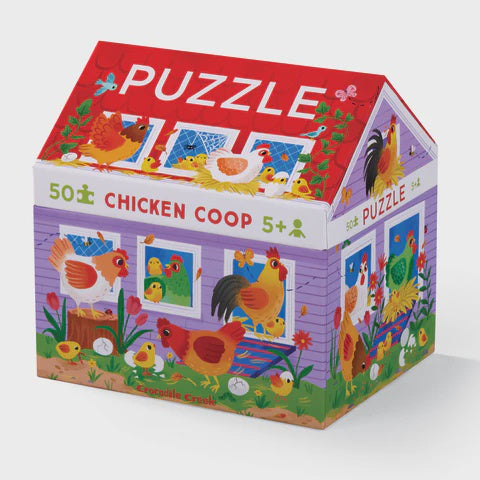 50-pc House Puzzle/Chicken Coop