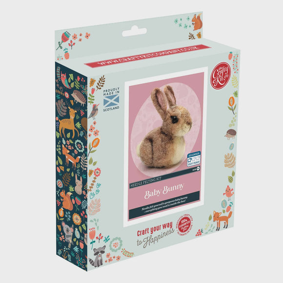 Baby Bunny Needle Felt Kit