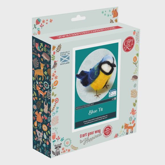 Blue Tit Needle Felt Kit