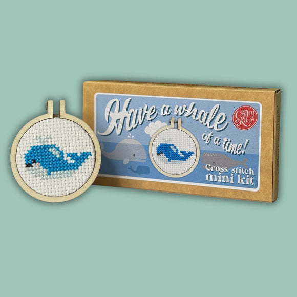 Have a Whale of a Time Mini Cross Stitch Kit