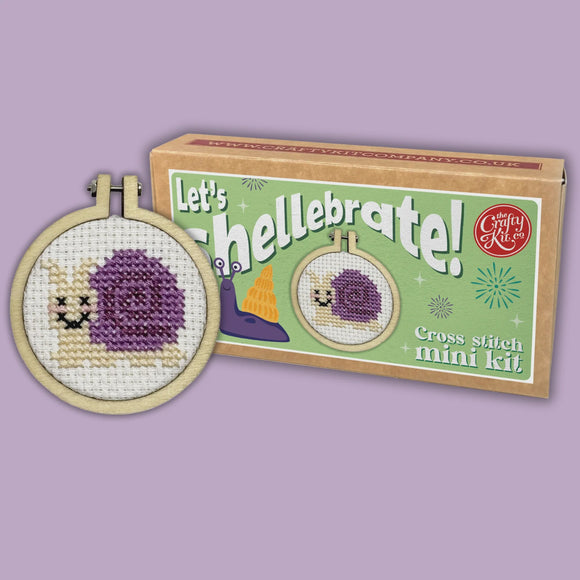 Let's Shellebrate Mini Cross Stitch Kit