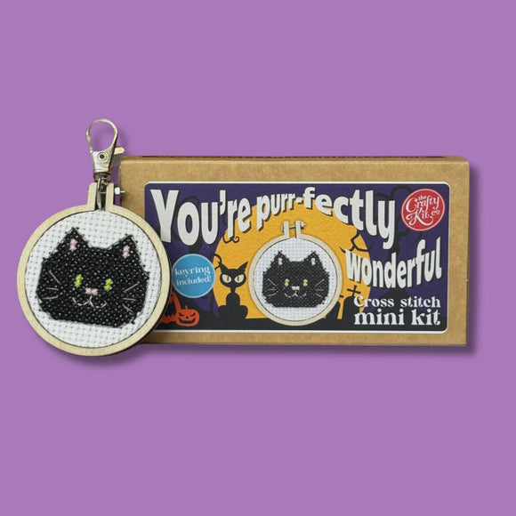 You’re Purr-fect Mini Cross Stitch Kit