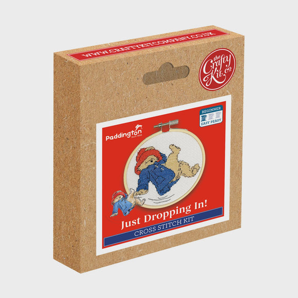 Paddington Just Dropping In Mini Cross Stitch Kit