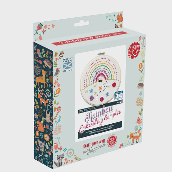 Rainbow Sampler Embroidery Kit