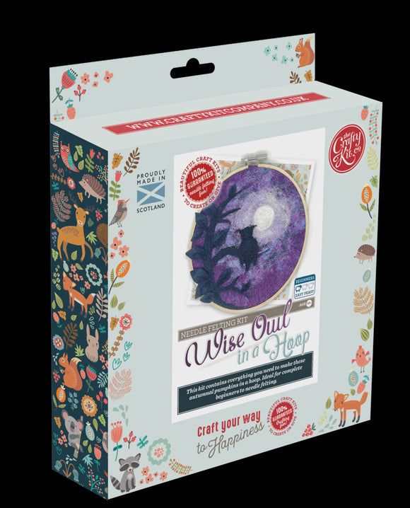 Wise Old Owl Needle Felt Kit