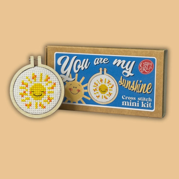 You are my Sunshine Mini Cross Stitch Kit