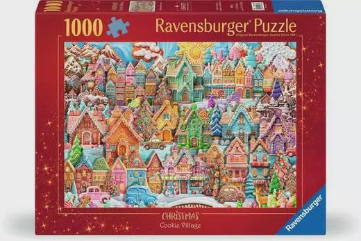 Christmas Cookie Village 1000 Pc Puzzle