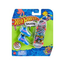 HOT WHEELS - SKATE FINGERBOARD + SHOE ASST