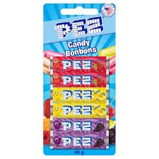 PEZ - 6pc REFILL BLISTER PK (PDQ) ASST