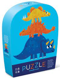 Crocodile Creek Mini Puzzle Dino Friends 12 pc