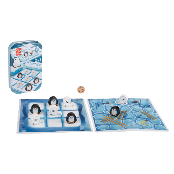 2-IN-1 GAME: SNAKES & LADDERS/TIC-TAC-TOE