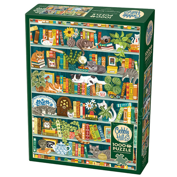 Cobble Hill The Purrfect Bookshelf 1000 pc