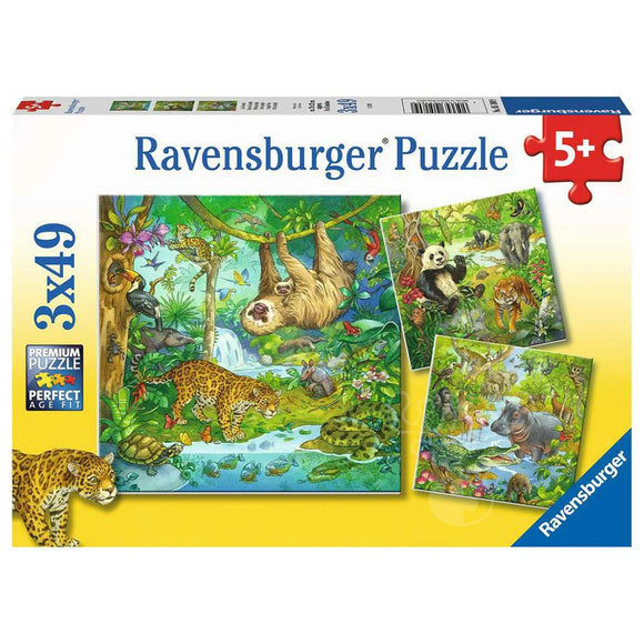 Ravensburger Jungle Fun 3x49pc