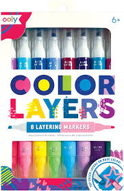 Ooly Colour Layers Layering Markers 8pk