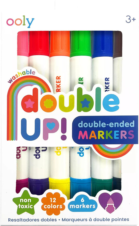 Ooly Double Up! Double Ended Markers 6pk