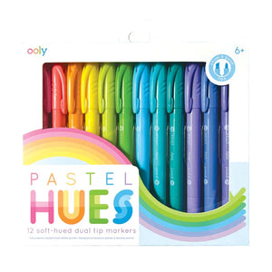 Ooly Pastel Hues Markers 12pk