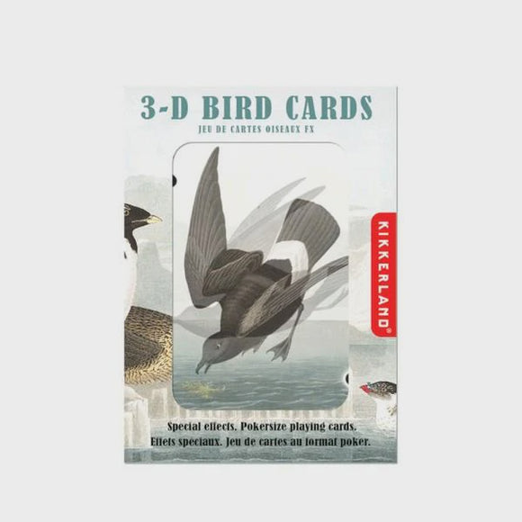 3-D BIRD PLAYING CARDS