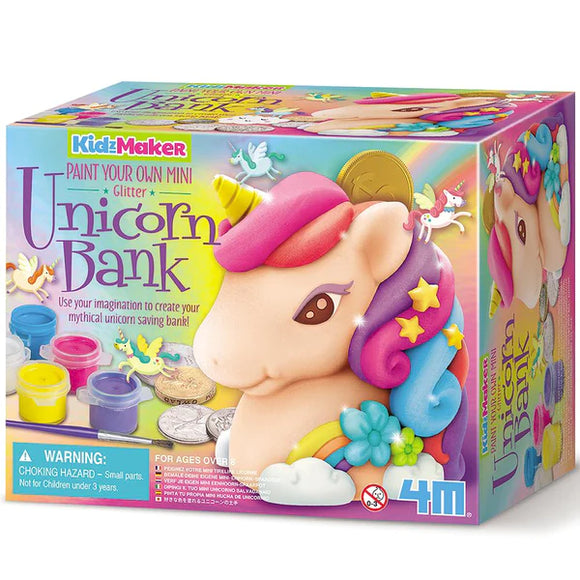 4M Paint your own Mini Unicorn Bank