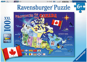 Ravensburger Map of Canada 100 pc