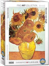 Eurographics Van Gogh 12 Sunflowers