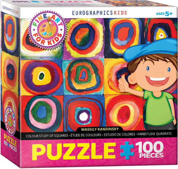Eurographics Colour Study of Sqaures kids 100 pc