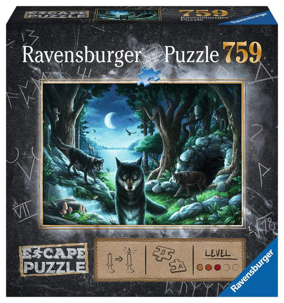 Ravensburger The Curse of the Wolves 759 pc escape puzzle
